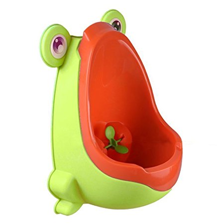 Froggy Baby Urinal - Perfect Mommy's Helper for Potty Training (LIGHT GREEN)