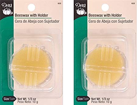 Dritz 622 Beeswax with Holder (2 Pack)