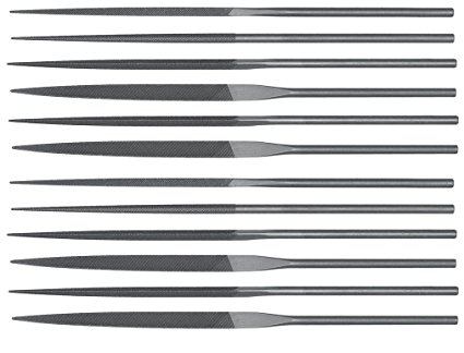 Teborg Swiss Pattern Needle Files Assorted Set of 12 Medium