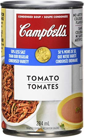 Campbell's Reduced Sodium Tomato Soup, 284ml