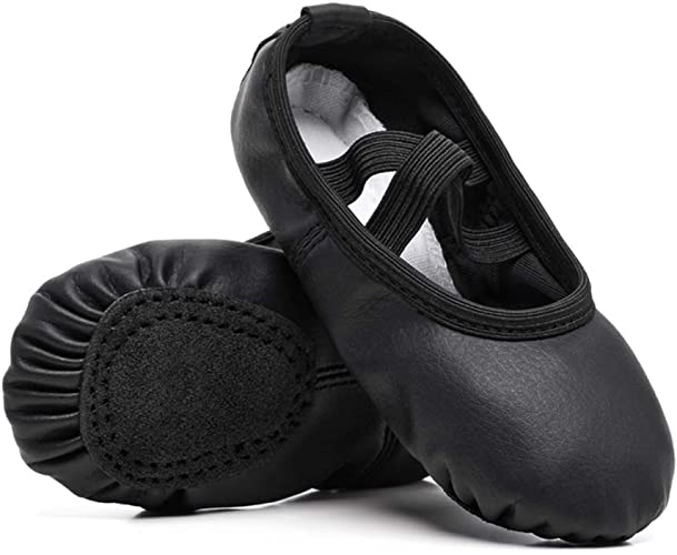 STELLE Girls Ballet Practice Shoes, Yoga Shoes for Dancing