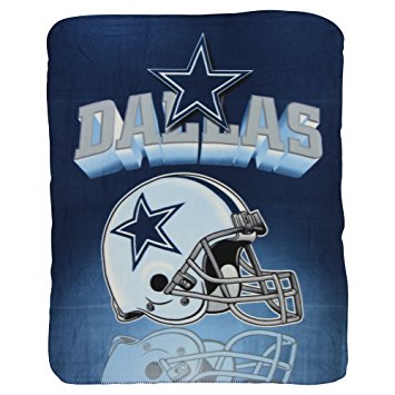 Dallas Cowboys light weight 50" x 60" Fleece Blanket