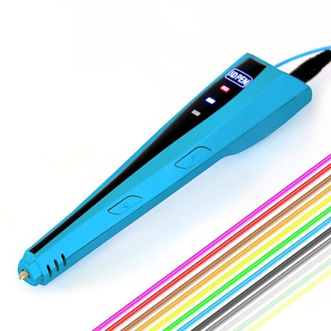 3d Printing Pen Intelligent Stereoscopic Pen Drawing Modeling Scribbling Sculpturing Doodling 3 Dimensional Objects BLUE Color