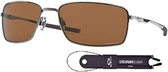 Oakley Square Wire OO4075 Sunglasses For Men  BUNDLE Leash  Designer iWear Care Kit