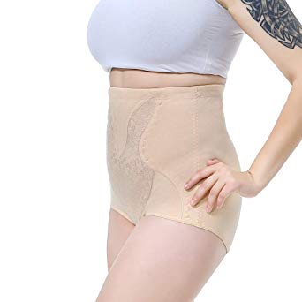 Max shape Women’s High Waist Underwear Tummy Control Panties Plus Size Cotton Panties Stretch Body Shaper