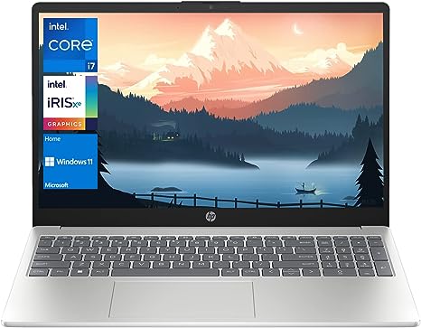 HP 2023 Latest Laptop, 15.6” FHD Display, 13th Generation Intel Core i7-1355U Processor, 64GB RAM, 2TB SSD, HDMI, Webcam, Wi-Fi 6, Windows 11 Home, Silver