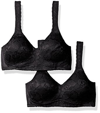 Playtex Women's 18 Hour Smooth N' Stylish Soft Cup Bra 2-Pack Bundle (4716)