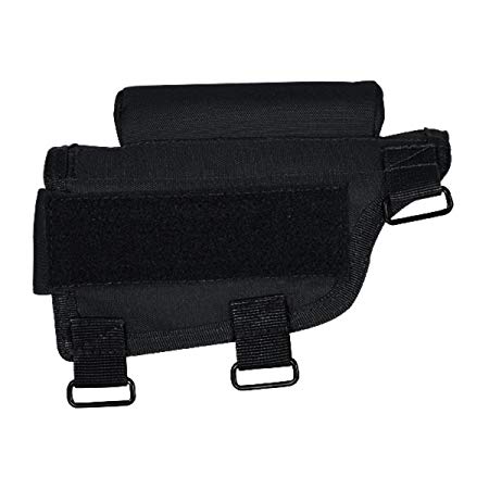 VooDoo Tactical Adjustable Cheek Rest with Ammo Carrier