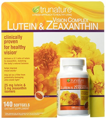 Trunature Vision Complex Lutein & Zeaxanthin, 140 Softgels by TruNature