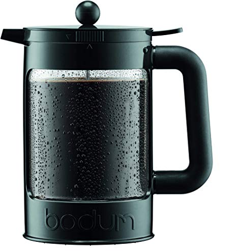 Bodum K11683-01WM Bean Cold Brew Coffee Maker, 51 Oz, Jet Black
