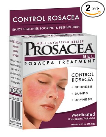 Prosacea Rosacea Treatment Gel, 0.75 Ounce Tubes (Pack of 2)