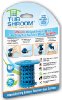 TubShroom The Revolutionary Shower Tub Drain Protector Hair Catcher/Strainer/Snare, Blue