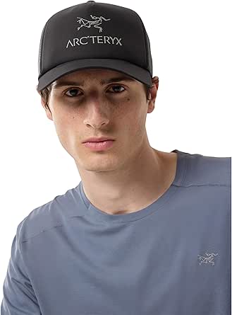 Arc'teryx Bird Word Trucker Curved Hat | Light Breathable Trucker Hat with Our Word Logo