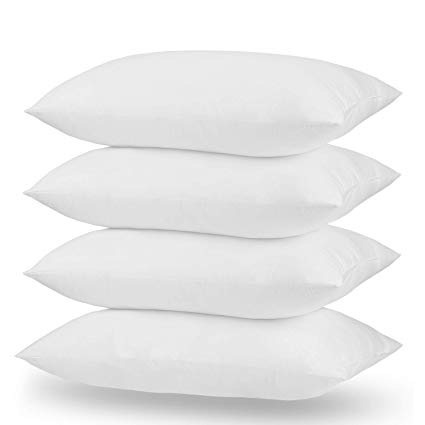 Acanva Hypoallergenic Soft Sleeping Bed Pillow, Standard, White