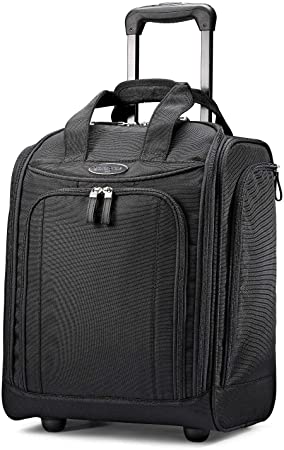 Samsonite Upright Wheeled Carry-On Underseater, Black, Large