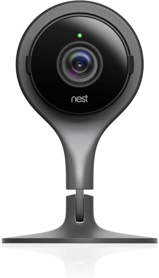 Google Nest Cam Indoor - 1st Generation - Wired Indoor Camera - Control with Your Phone and Get Mobile Alerts - Surveillance Camera with 24/7 Live Video and Night Vision (Renewed)