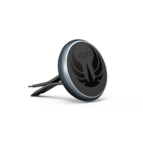 SmartOmi Air Vent Magnetic Car Phone Holder | Universal Car Phone Mount for Smartphones, Black