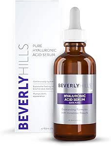 Beverly Hills Hyaluronic Acid Serum for Hydrating Skin and Targeting Wrinkles 60mL