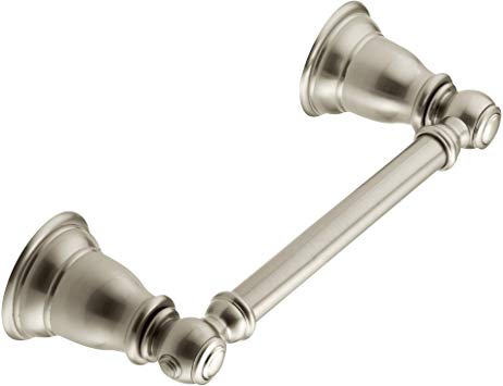 Moen YB5408BN Kingsley Pivoting Toilet Paper Holder, Brushed Nickel