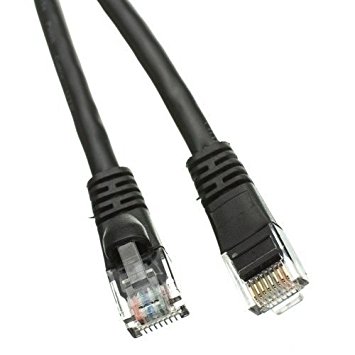 100 Pack Lot - 5ft Cat5e Cat5 Ethernet Network LAN Patch Cable Cord RJ45 - black