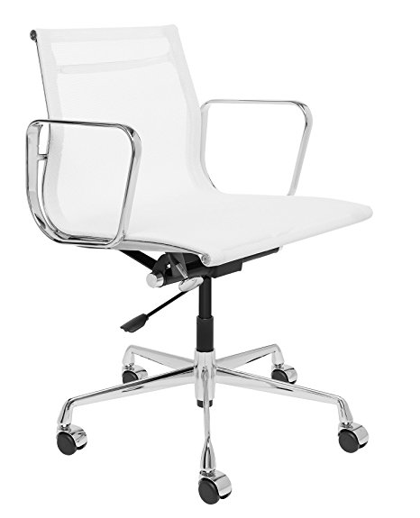 SOHO Premier Eames Replica Management Chair (Mesh, White)