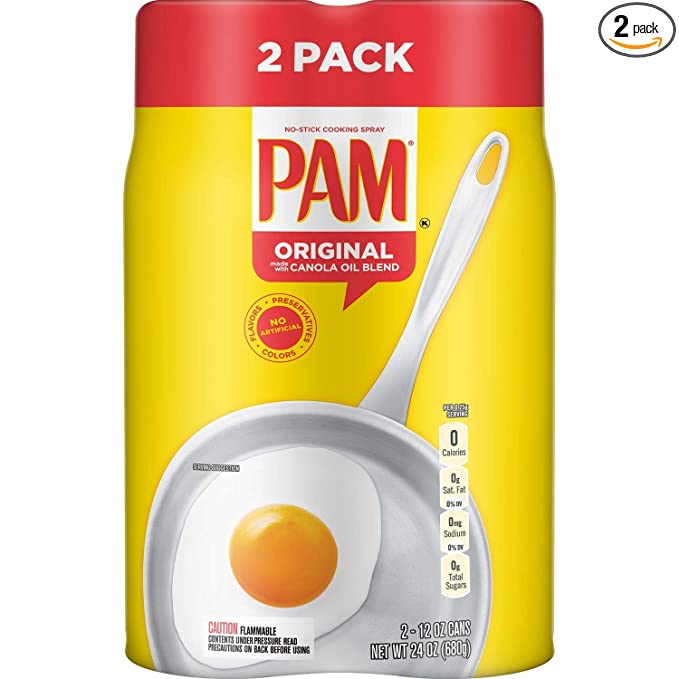 Pam Original No-Stick Cooking Spray, 12 oz., Can, 2 ct. - PACK OF 2