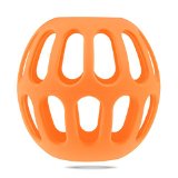 Kinps High temperature resistant and organic material and Anti-drop and Anti-explosion Baby Bottle Holder baby Nursing Bottle Protector Large Orange