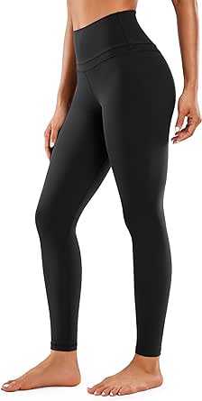 CRZ YOGA Women's Naked Feeling I Workout Leggings 28 Inches - High Waisted Full-Length Yoga Pants