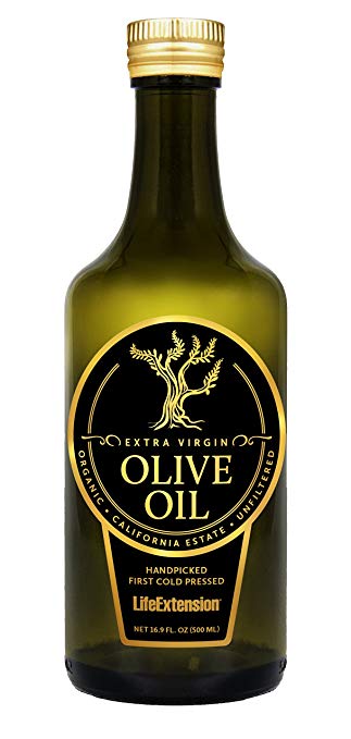 Life Extension California Estate Organic Extra Virgin Olive Oil, 500 Ml