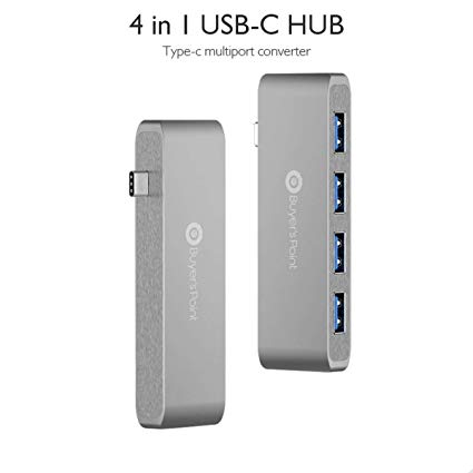 Buyer's Point Multiport Hub Adaptor USB-C 4-in-1 USB-C Docking Station