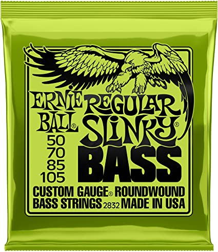 Ernie Ball Regular Slinky Nickel Wound Bass Set, .050 - .105