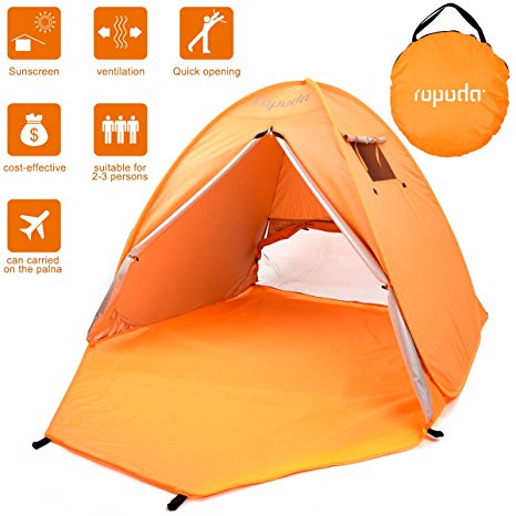 ROPODA Beach Tent, Portable Pop up Sun Shelter-Automatic Instant Family UV 2-3 Person Canopy Tent for Camping,Fishing,Hiking,Picnicing-Outdoor Ultralight Canopy Cabana Tents with Carry Bag1
