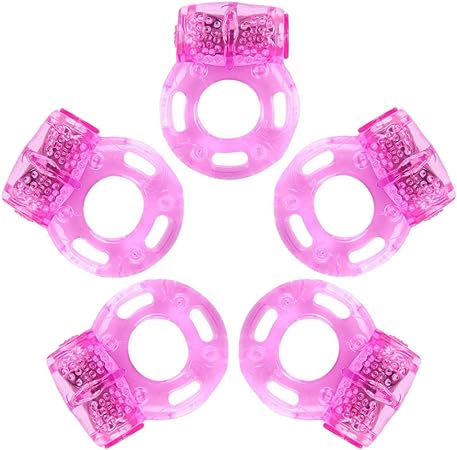Aexge Vibrating Cock Ring Penis Rings with Clit Stimulator Adult Erotic Sex Toys for Men and Couples
