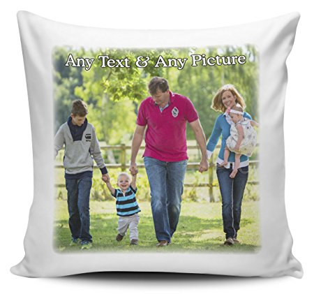 Personalised Any Name & Any Picture Cushion Cover