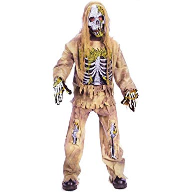 Fun World - Skeleton Zombie Child Costume