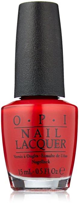 OPI Nail Lacquer, Big Apple Red, 0.5 Ounce