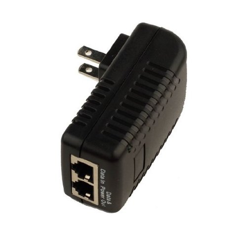 NEEWER Autoranging Switching 48V-05A Wall Plug POE Injector for IP Phone  Security IP Camera