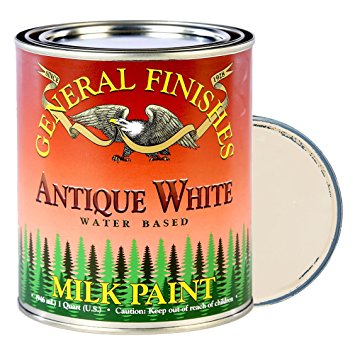 General Finishes QAW Milk Paint, 1 quart, Antique White