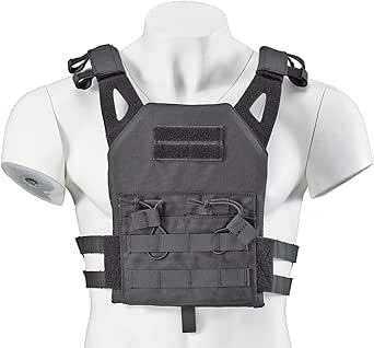 Lancer Tactical Light Weight Kid's Vest w/EVA Plates for Outdoor/Indoor Airsoft Paintball