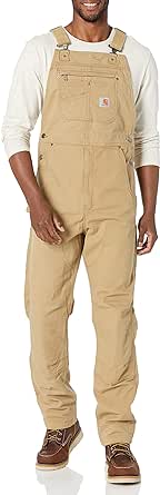 Carhartt Men's Rugged Flex Relaxed Fit Canvas Bib Overall