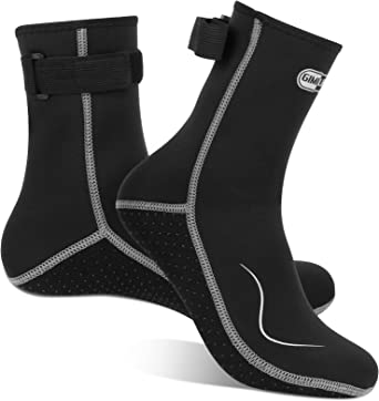 Gimilife Neoprene Socks, 3MM Water Socks for Women Men, Waterproof Diving Wetsuit Socks