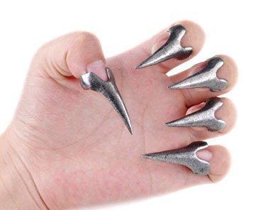 Wholesale 10pcs Hot Retro Punk Rock Gothic Talon Nail Finger Claw Spike Rings