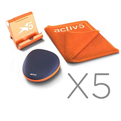 Activ5 Isometric Based Exercise - No Impact Muscle Activation - Portable Full-Body Workout and Strength Training Device with Free Coaching App