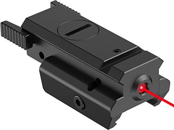 Feyachi L41 Laser Sight, Compact Tactical 20mm Standard Picatinny &Weaver Red Dot Laser Sight