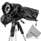 Altura Photo Professional Rain Cover for Large DSLR Cameras Canon Nikon Sony Pentax Olympus Fuji - Including CANON REBEL EOS T5i T4i T3i T3 T2i T1i SL1 XT XTi 70D 60D 7D 6D 5D Mark III NIKON D7100 D7000 D5300 D5200 D5100 D5000 D3300 D3200 D3100 D3000 D90 D80