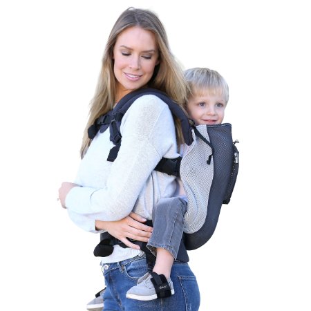 LILLEbaby 3 in 1 CarryOn Air Toddler Carrier, Air - Grey/Silver