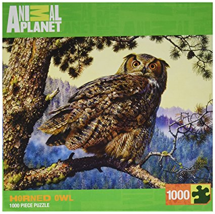 Masterpieces Great Horned Owl Animal Planet Jigsaw Puzzle (1000-Piece)