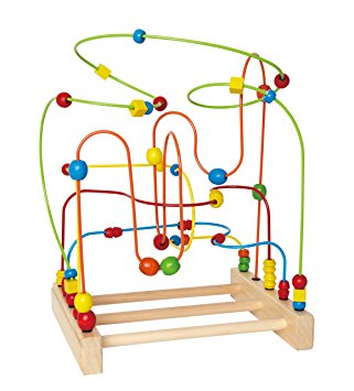 Hape Original Supermaze Wooden Bead Activity Learning Center