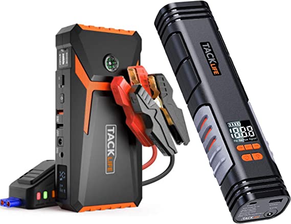 TACKLIFE T8 800A Peak 18000mAh Lithium Car Jump Starter and