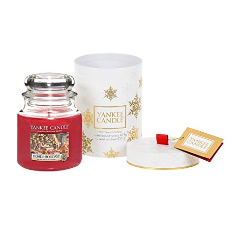 Yankee Candle The Perfect Christmas Jar Candle Gift Set, Red, 11 x 11 x 14.5 cm